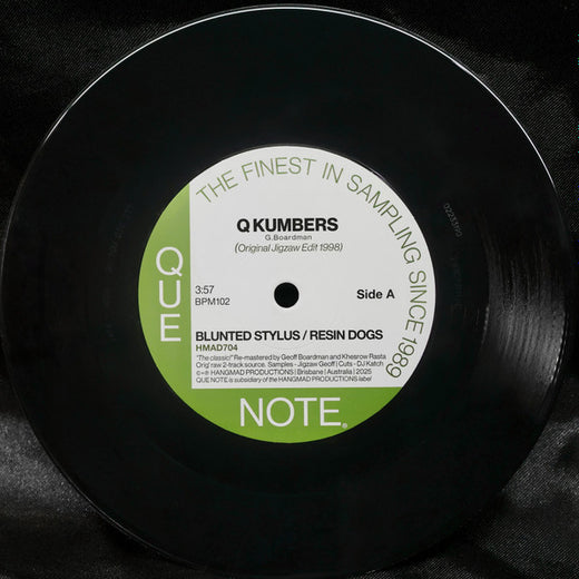 Blunted Stylus : Q Kumbers (7", Ltd, Bla)