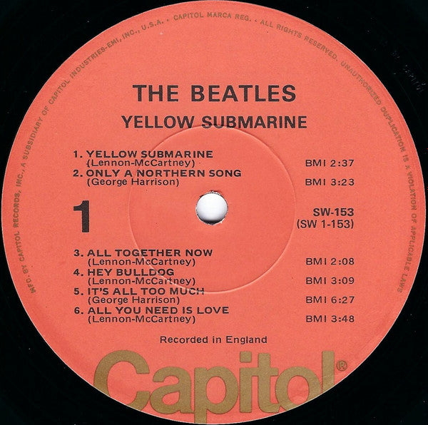 The Beatles : Yellow Submarine (LP, Album, RE, Los)