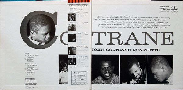 The John Coltrane Quartet : Coltrane (LP, Album, RE, Gat)
