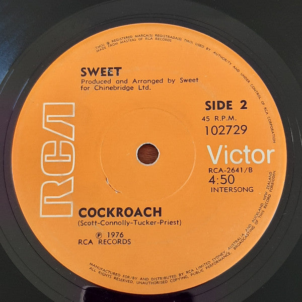 Sweet* : The Lies In Your Eyes (7", Single)
