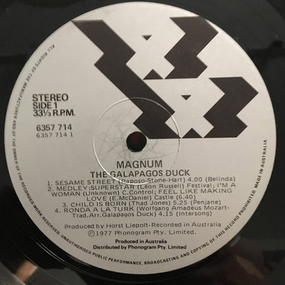 The Galapagos Duck* : Magnum (LP, Album)