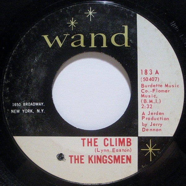 The Kingsmen : The Climb (7", Single, Styrene)