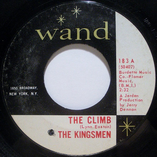 The Kingsmen : The Climb (7", Single, Styrene)