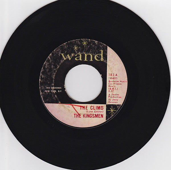 The Kingsmen : The Climb (7", Single, Styrene)