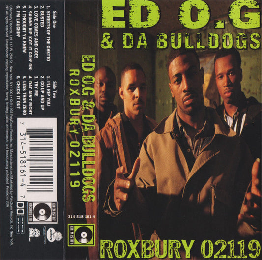 Ed O.G & Da Bulldogs : Roxbury 02119 (Cass, Album)