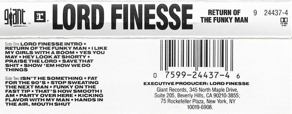 Lord Finesse : Return Of The Funky Man (Cass, Album, Dol)