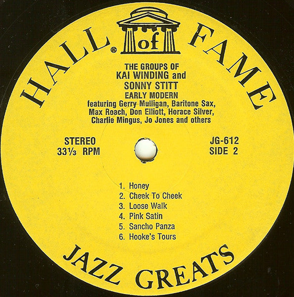 Kai Winding & Sonny Stitt Featuring Gerry Mulligan : The Groups Of Kai Winding And Sonny Stitt - Early Modern (LP, Comp, RE)