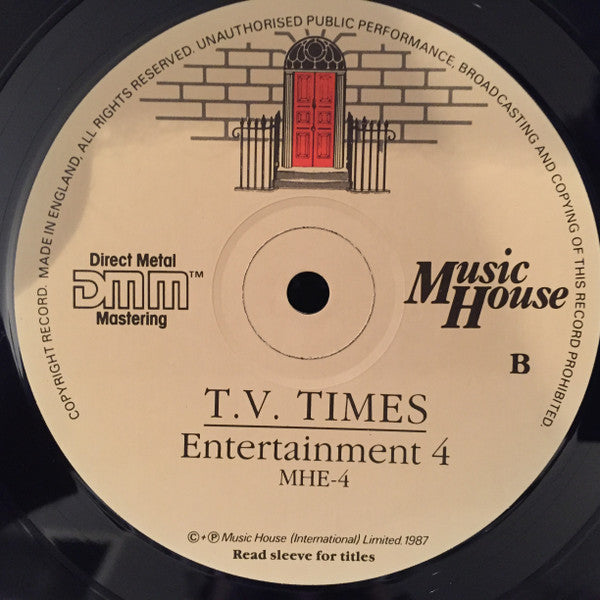 Various : Entertainment 4 - T V. Times (LP)