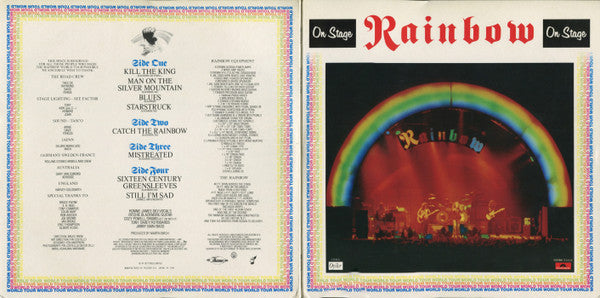 Rainbow : On Stage (2xLP, Album, Wid)