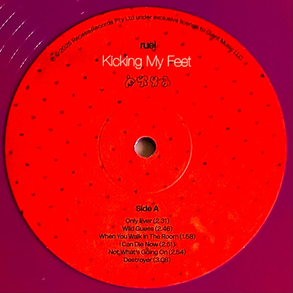 Ruel (6) : Kicking My Feet (LP, Album, Red)