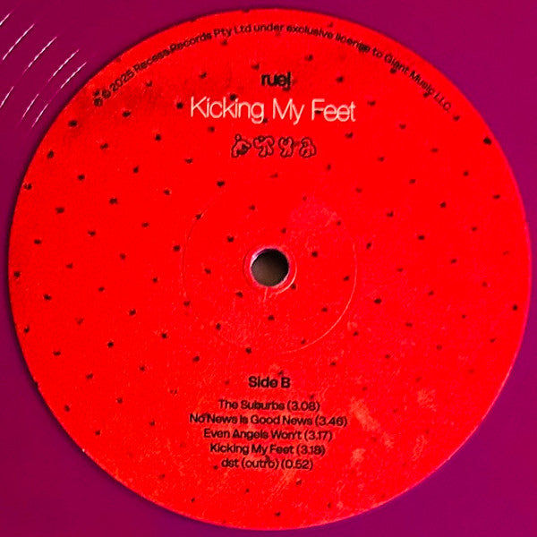 Ruel (6) : Kicking My Feet (LP, Album, Red)