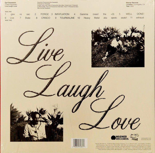 Earl Sweatshirt : Live Laugh Love (LP, Album)