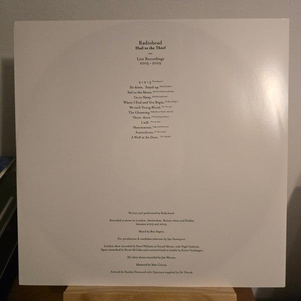 Radiohead : Hail To The Thief (Live Recordings 2003-2009) (LP, Album, Ltd, Red)