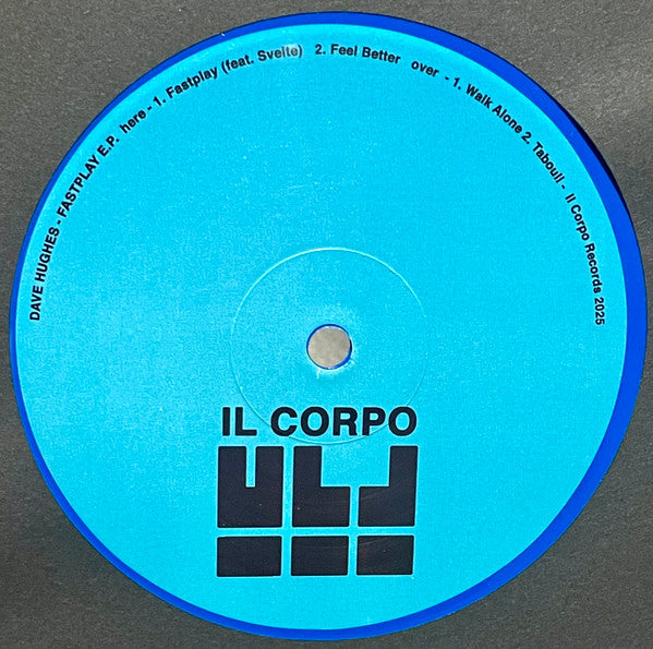 Dave Hughes : Fastplay E.P. (12", Blu)