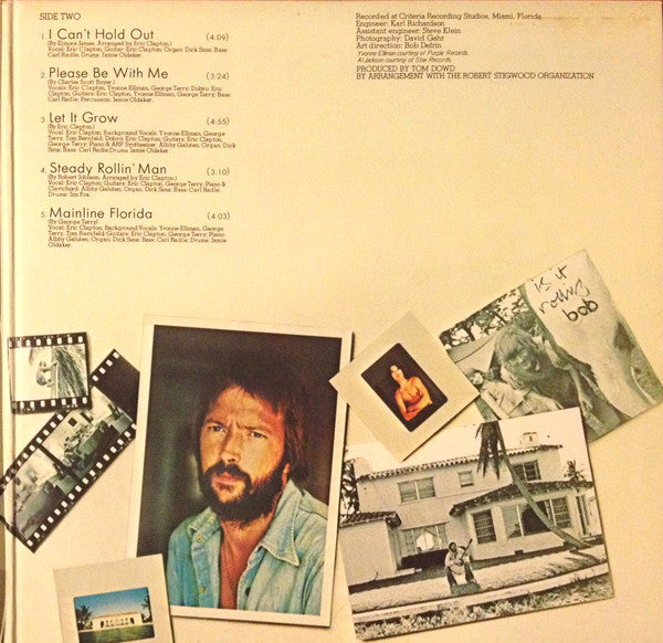 Eric Clapton : 461 Ocean Boulevard (LP, Album, Gat)