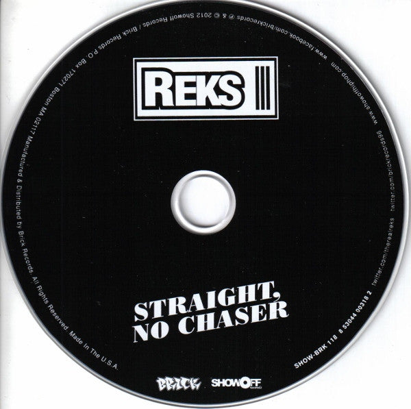 Reks : Straight, No Chaser (CD, Album)