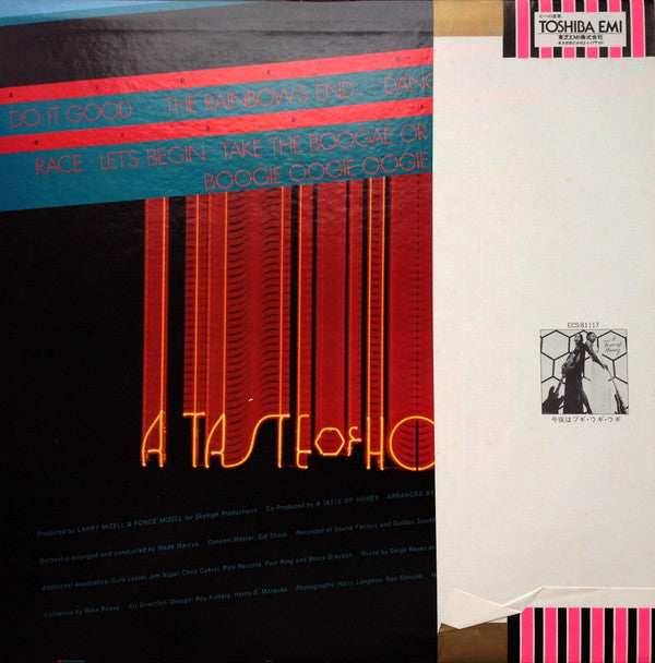 A Taste Of Honey : Another Taste (LP, Album)