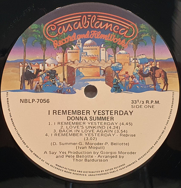 Donna Summer : I Remember Yesterday (LP, Album)