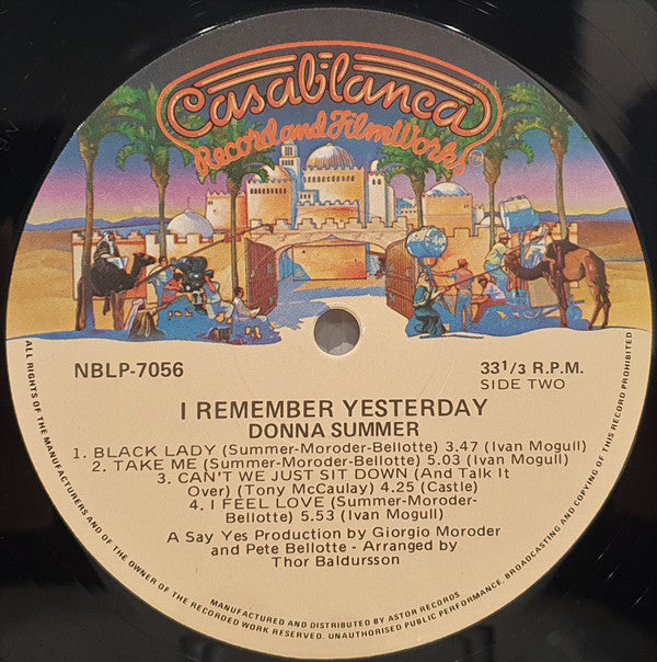 Donna Summer : I Remember Yesterday (LP, Album)