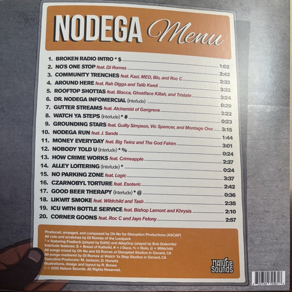 Oh No : Nodega (LP, Album)