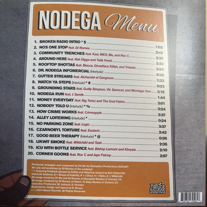 Oh No : Nodega (LP, Album)