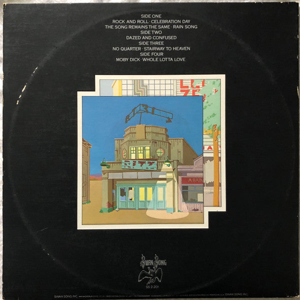 Led Zeppelin : The Soundtrack From The Film The Song Remains The Same (2xLP, Album, Gol)