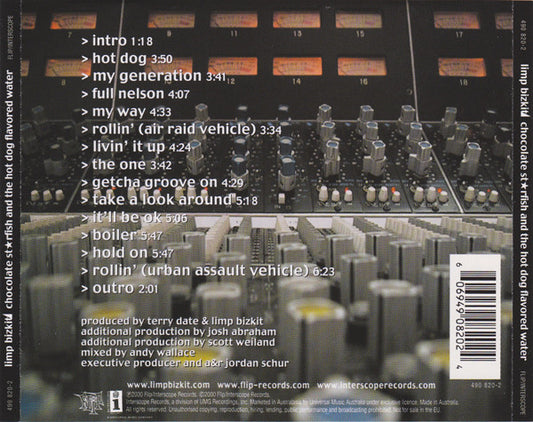 Limp Bizkit : Chocolate Starfish And The Hot Dog Flavored Water (CD, Album, SME)