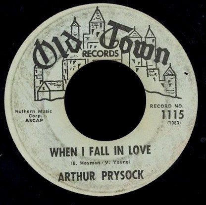 Arthur Prysock : When I Fall In Love / April In Paris (7", Single)