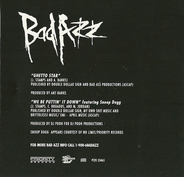 Bad Azz : Ghetto Star (CD, Single)
