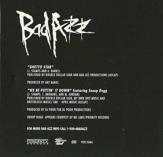 Bad Azz : Ghetto Star (CD, Single)