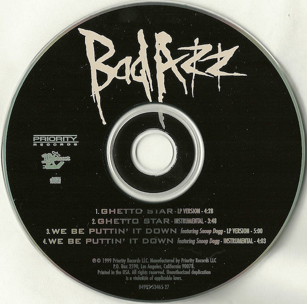 Bad Azz : Ghetto Star (CD, Single)