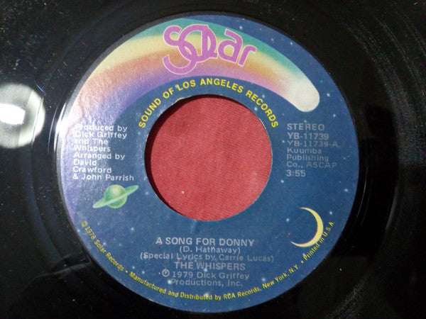 The Whispers : A Song For Donny (7", Single)