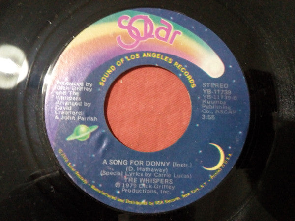 The Whispers : A Song For Donny (7", Single)