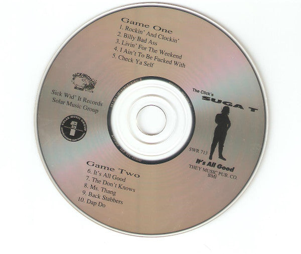Suga T : It's All Good (CD, Album)