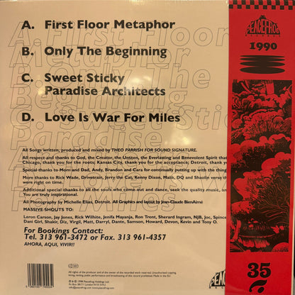 Theo Parrish : First Floor (Part 1) (2x12", Album, RE, Smo)