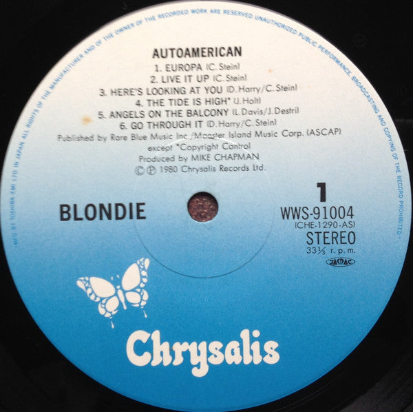 Blondie = ブロンディ* : AutoAmerican = オートアメリカン (LP, Album, RP)