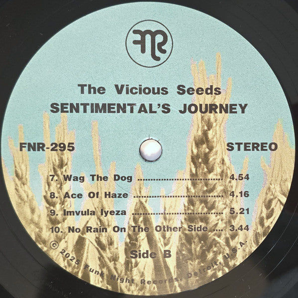 The Vicious Seeds : Sentimental's Journey (LP, Album, Ltd)