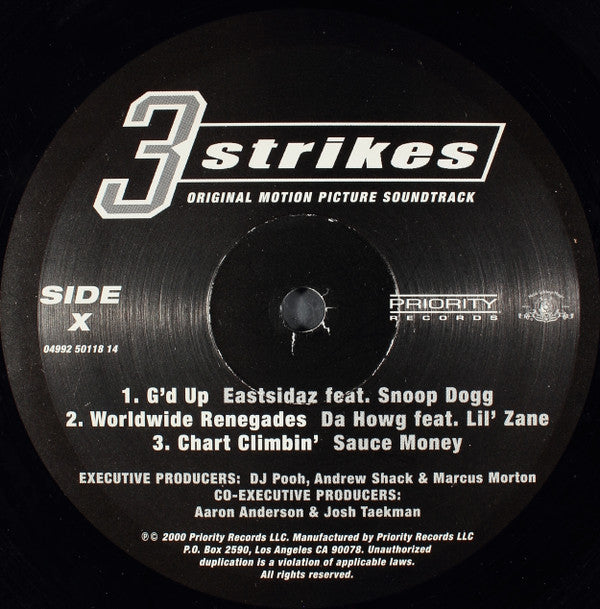Various : 3 Strikes - Original Motion Picture Soundtrack (2xLP, Comp)