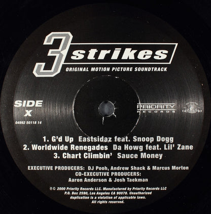 Various : 3 Strikes - Original Motion Picture Soundtrack (2xLP, Comp)