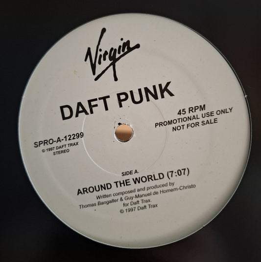 Daft Punk : Around The World (12", Single, Promo)