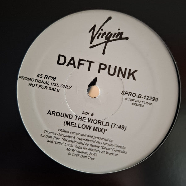 Daft Punk : Around The World (12", Single, Promo)