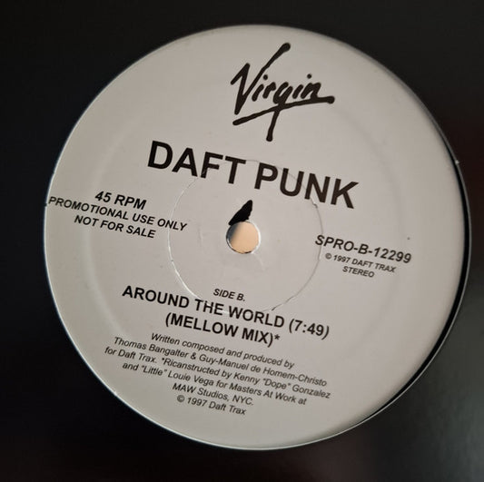Daft Punk : Around The World (12", Single, Promo)