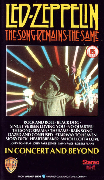 Led Zeppelin : The Song Remains The Same (VHS, PAL)