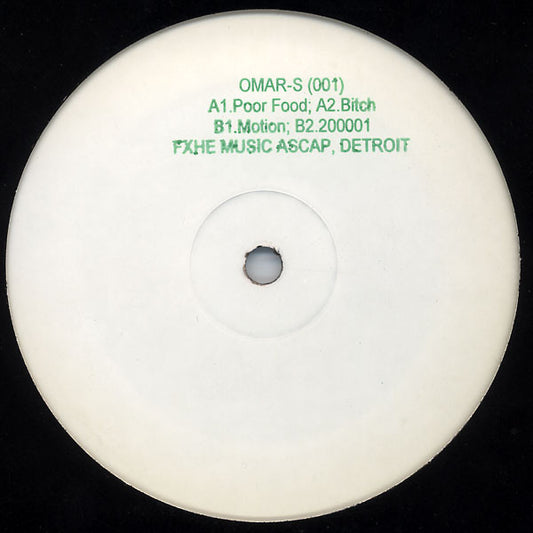 Omar-S : 001 (12", RE, W/Lbl)