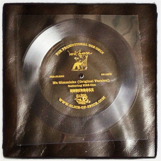 Lord Finesse Featuring  KRS-One : No Gimmicks (Flexi, 7", S/Sided, Ltd, Promo, Cle)