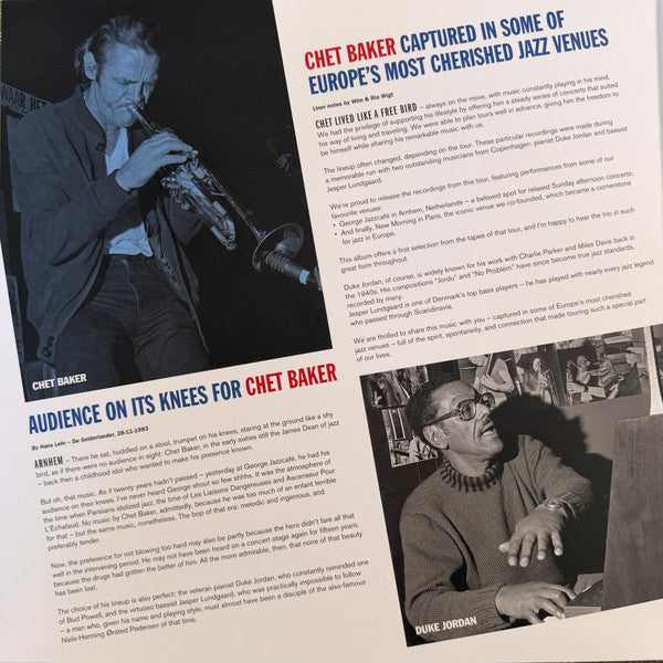 Chet Baker : At George Jazzcafé, 1983, Arnhem, The Netherlands (LP, Album, RSD, Ltd, Num, Blu)