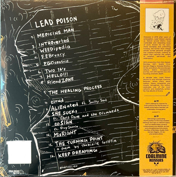 Elzhi : Lead Poison (2xLP, Album, RSD, Ltd, RE, RM, Met)