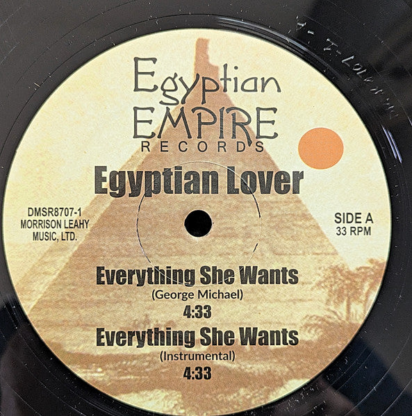 Egyptian Lover : Everything She Wants (12")
