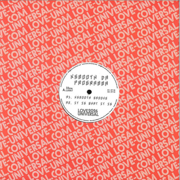 Ksmooth Da Programma : Ksmooth Groove (12")