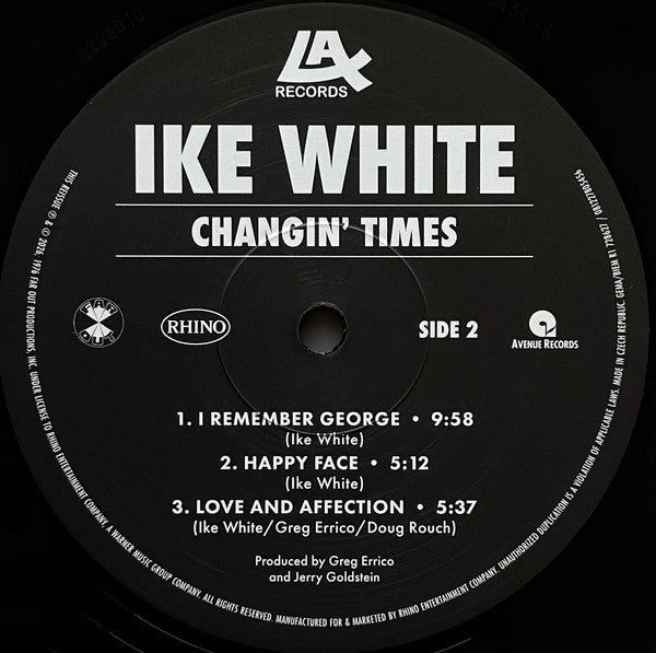 Ike White : Changin' Times (LP, Album, RSD, Ltd, RE, RM, 50t)